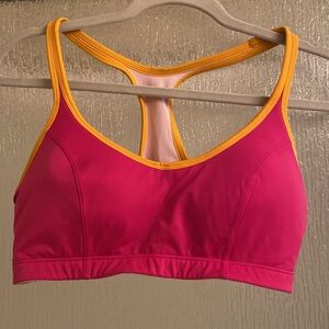 🛑 pink and Orange champion sports bra 36C
